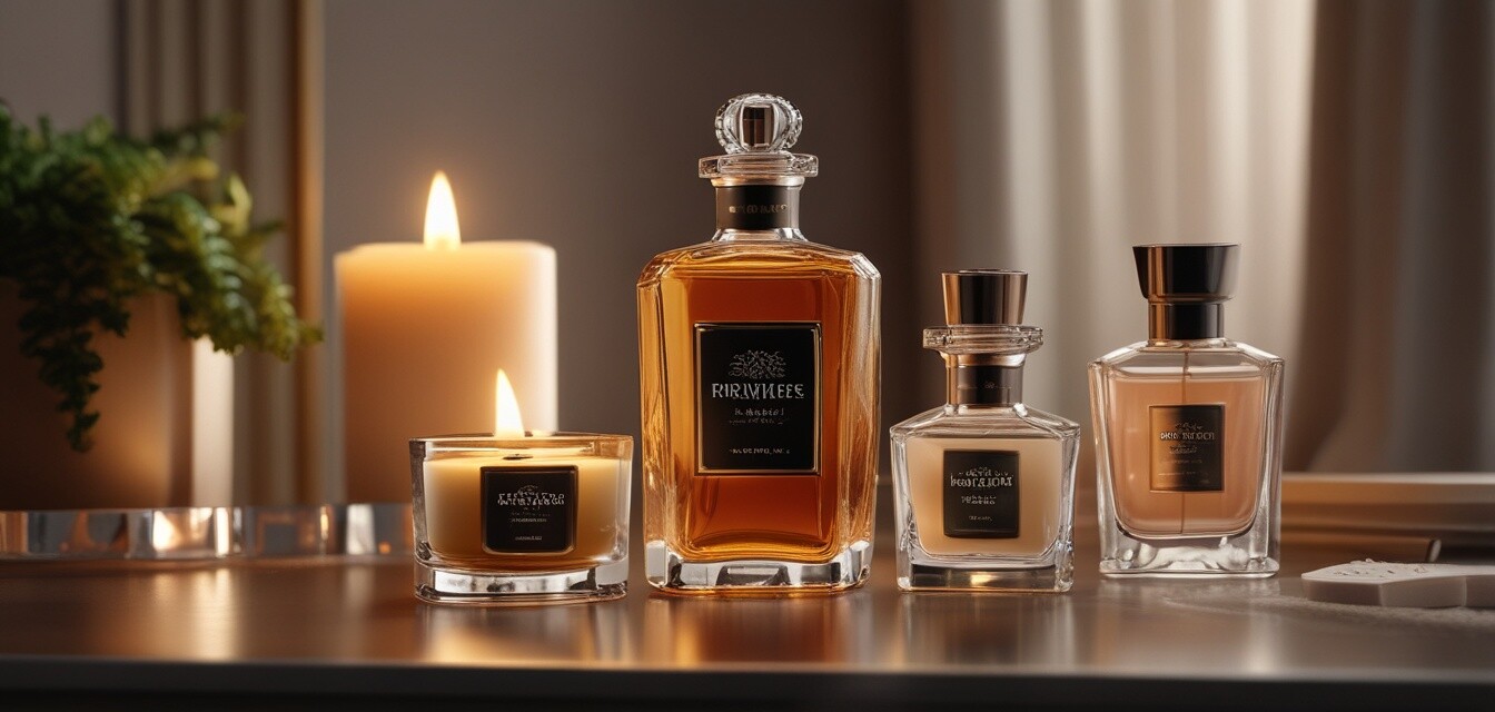 Luxury home fragrance products