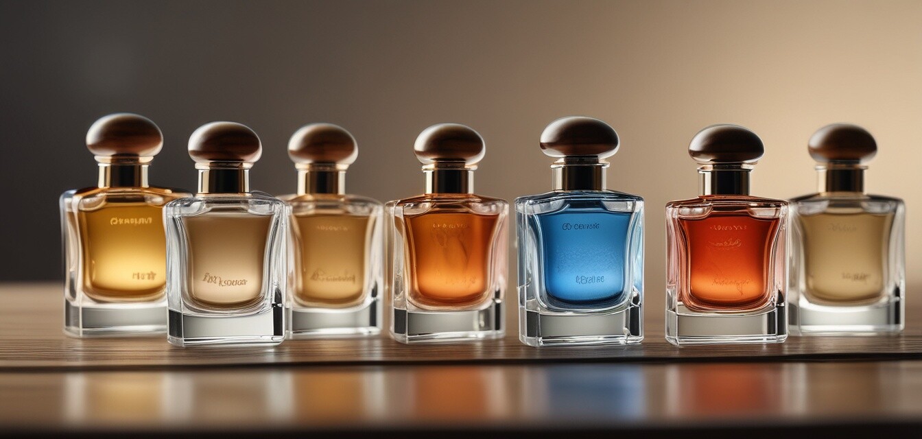 Niche perfume bottles